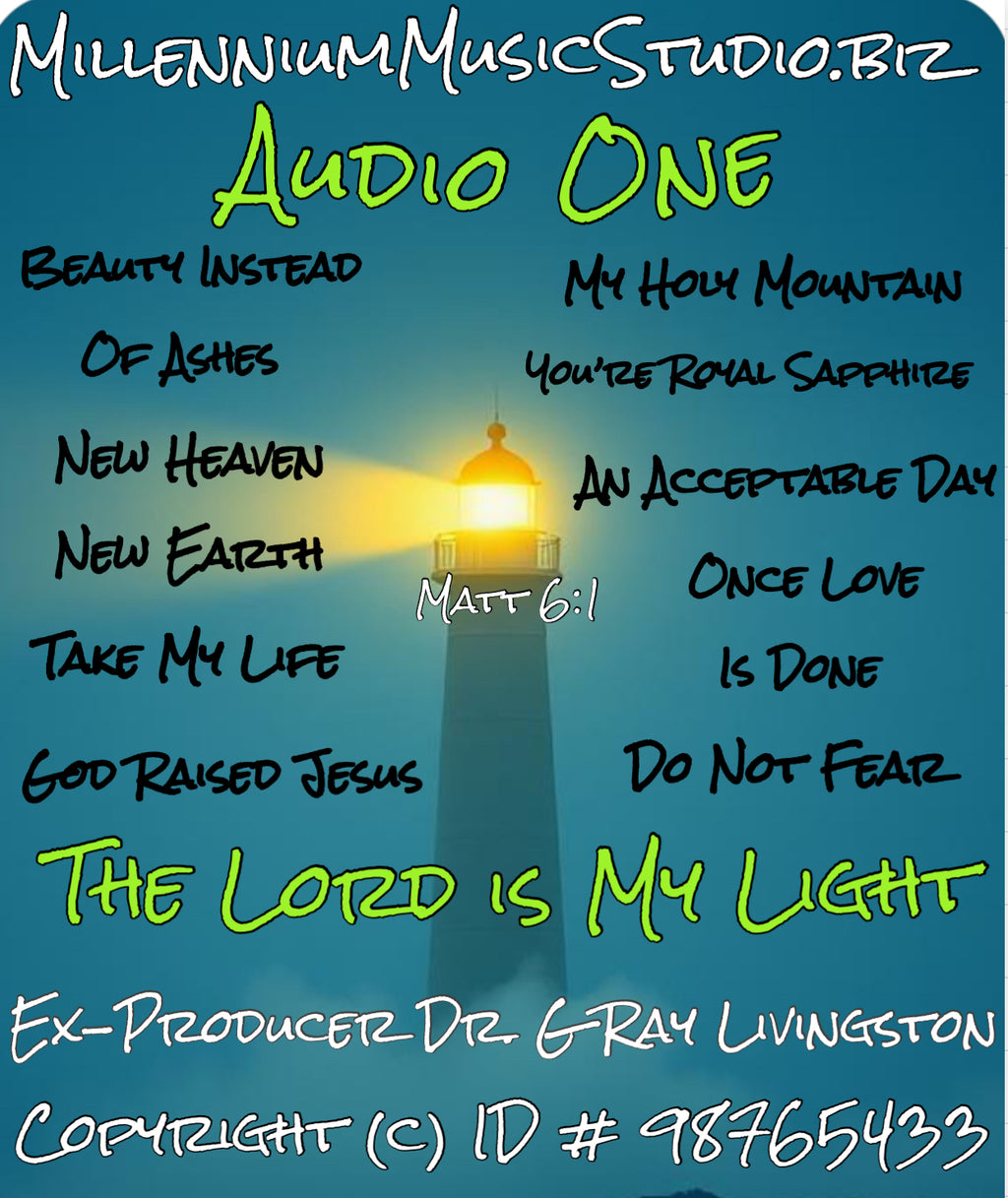 The Lord is My Light Digital MP3 Album Key Chain